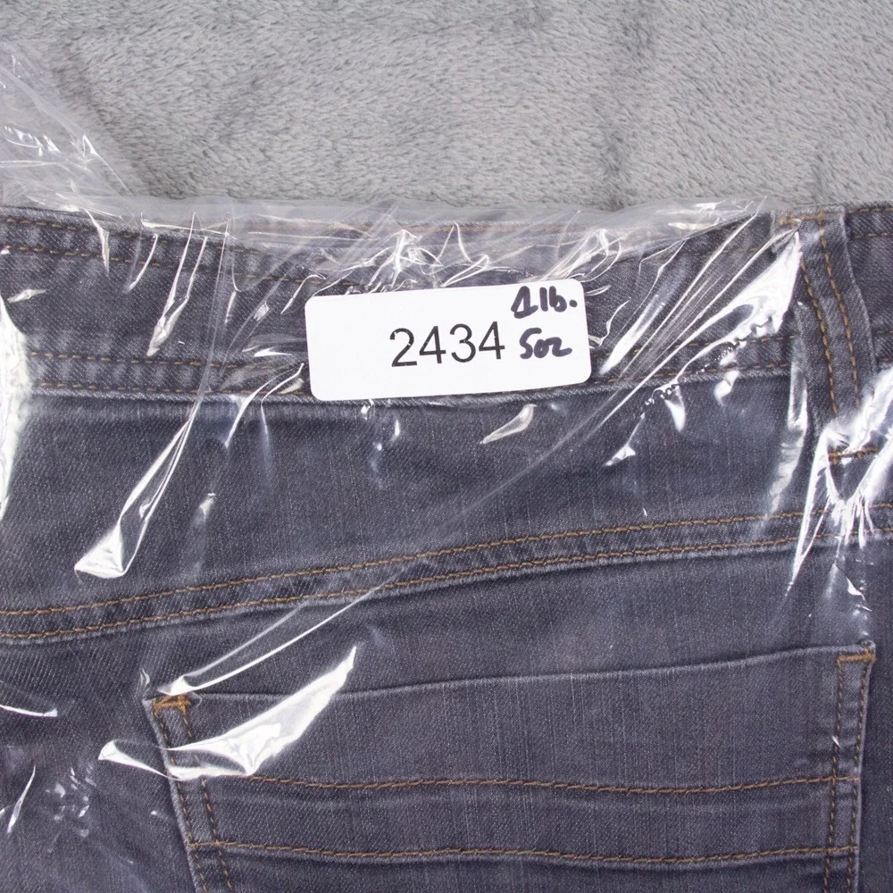 Prana Bridger Slim Fit Jeans Mens 36x32 Gray Organic Cotton Stretch M4BD32315